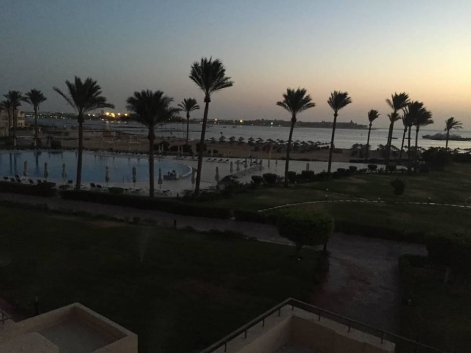 Ausblick vom Balkon Cleopatra Luxury Resort Makadi Bay