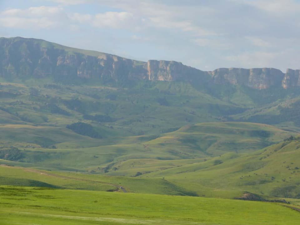 Ausblick auf die Drakensberge Greenfire Drakensberg Lodge