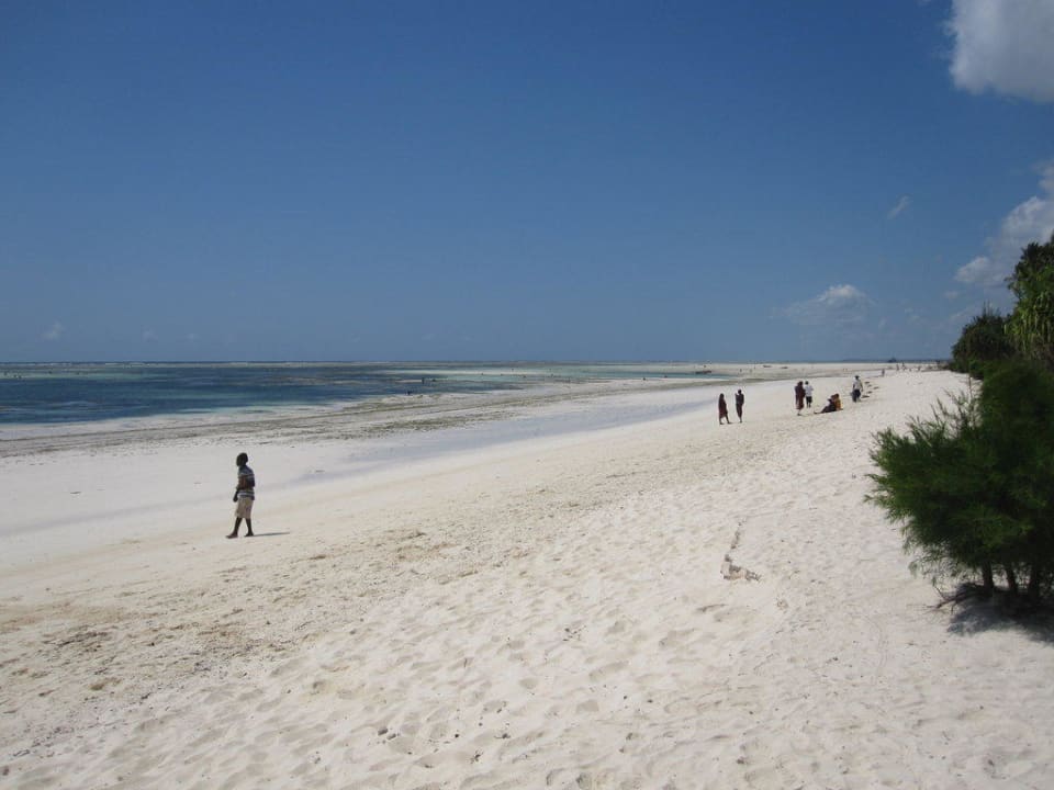 Strand vor dem Hotel Neptune Pwani Beach Resort & Spa