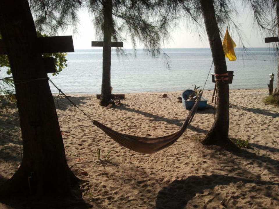 Vor der Strandbar Haad Son Resort