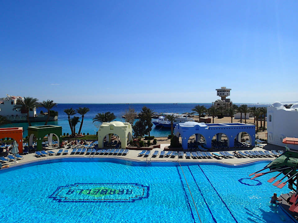 Blick vom Zimmer C316 aus Arabella Azur Resort