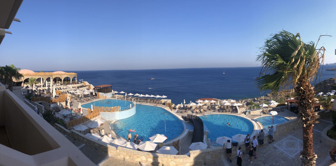 Ausblick Hotel Kalithea Horizon Royal