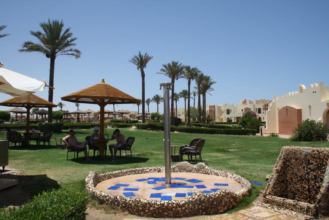 Dusche am Strand SUNRISE Royal Makadi Resort