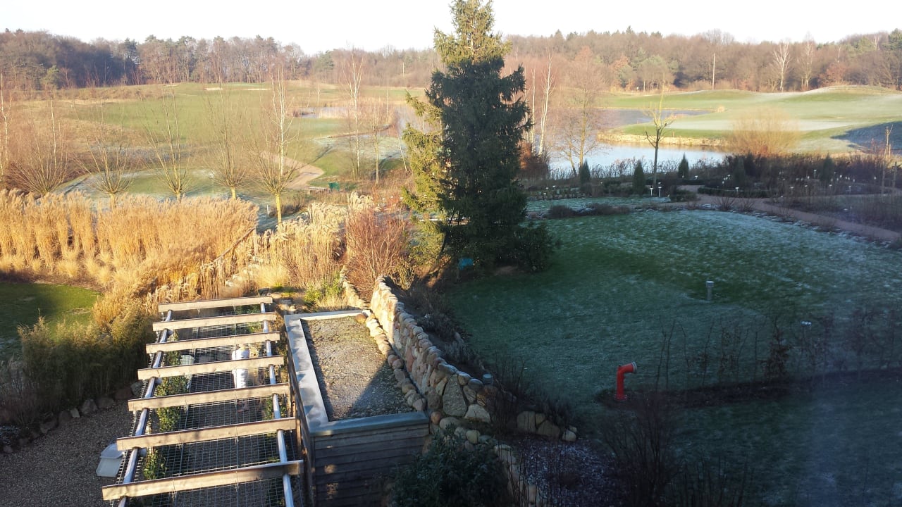 Blick auf die Erdsauna. Sie ist sehr groß! Best Western Premier Castanea Resort Hotel