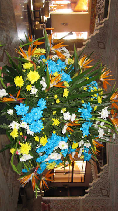 Blumenschmuck in der Lobby Pickalbatros Palace Resort