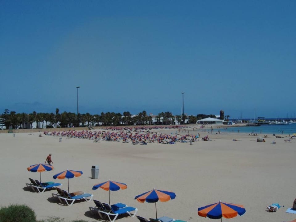Strand von Caleta de Fuste Barceló Fuerteventura Mar