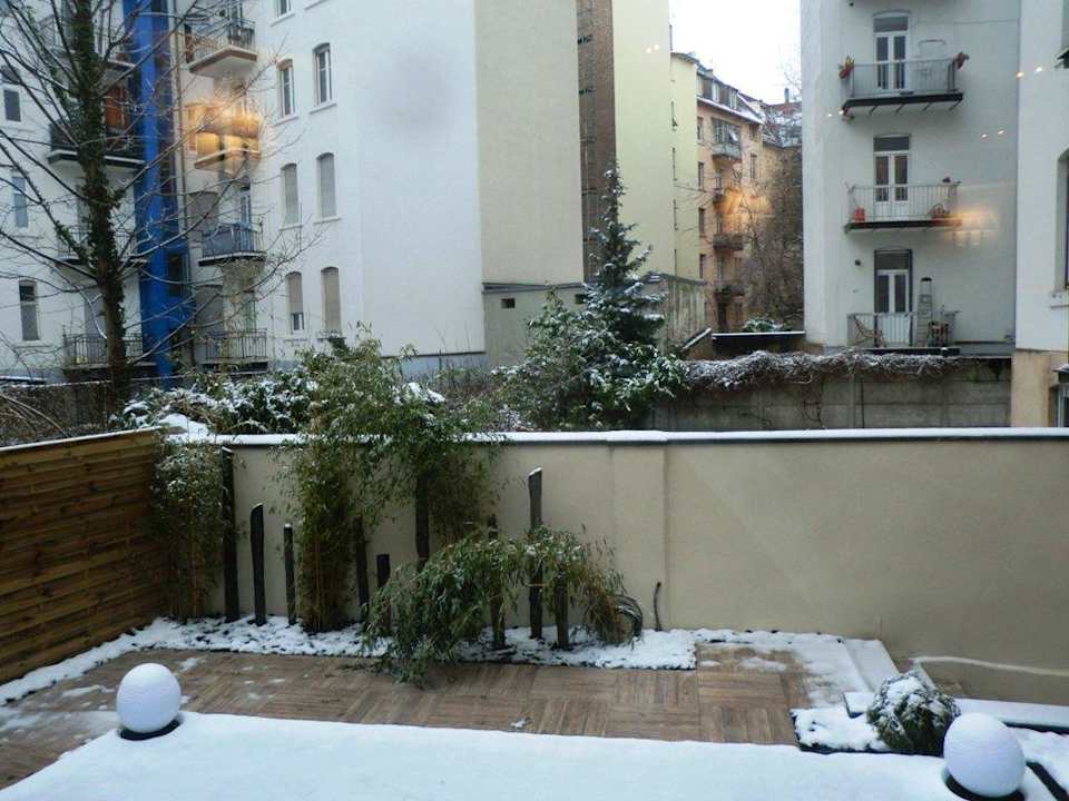 Ausblick aus dem Frühstüksraum Hôtel Des Princes