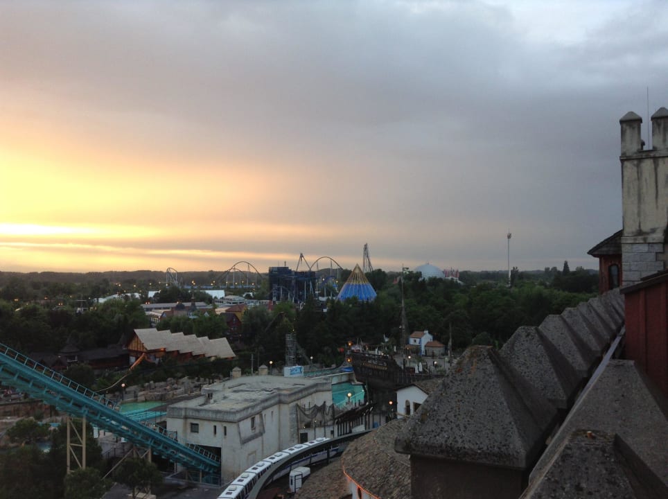Blick von der Bar Hotel El Andaluz Europa-Park