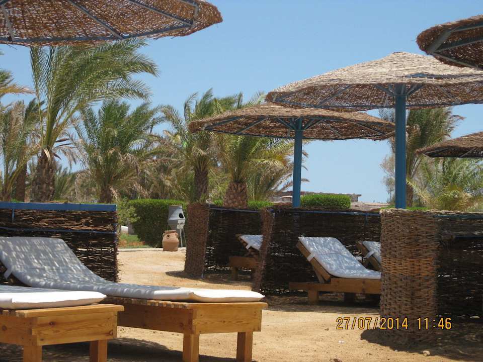 Sonnenliegen an der Lagune/Strand Club Paradisio El Gouna, Red Sea
