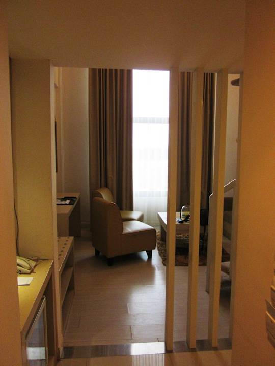 Blick von der Eingangstür Hotel Kartika Graha