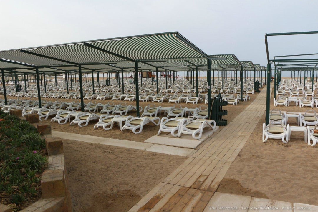 Hotel-Strand früh morgens Adalya Resort & Spa - Adults Only