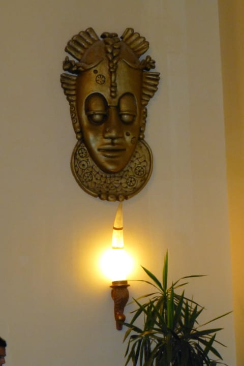 Wandschmuck in der Lobby Pickalbatros Jungle Aqua Park Resort - Neverland Hurghada