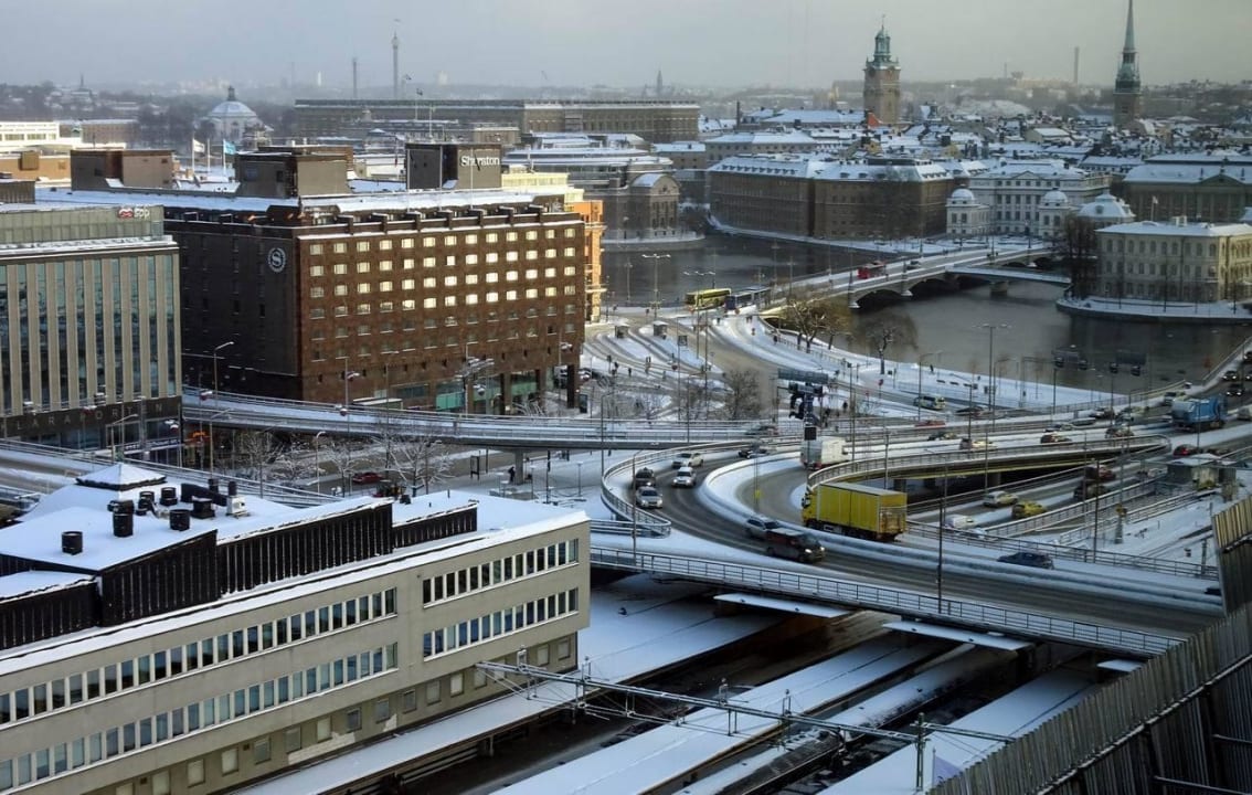 From Radisson Waterfront Hotel Sheraton Stockholm