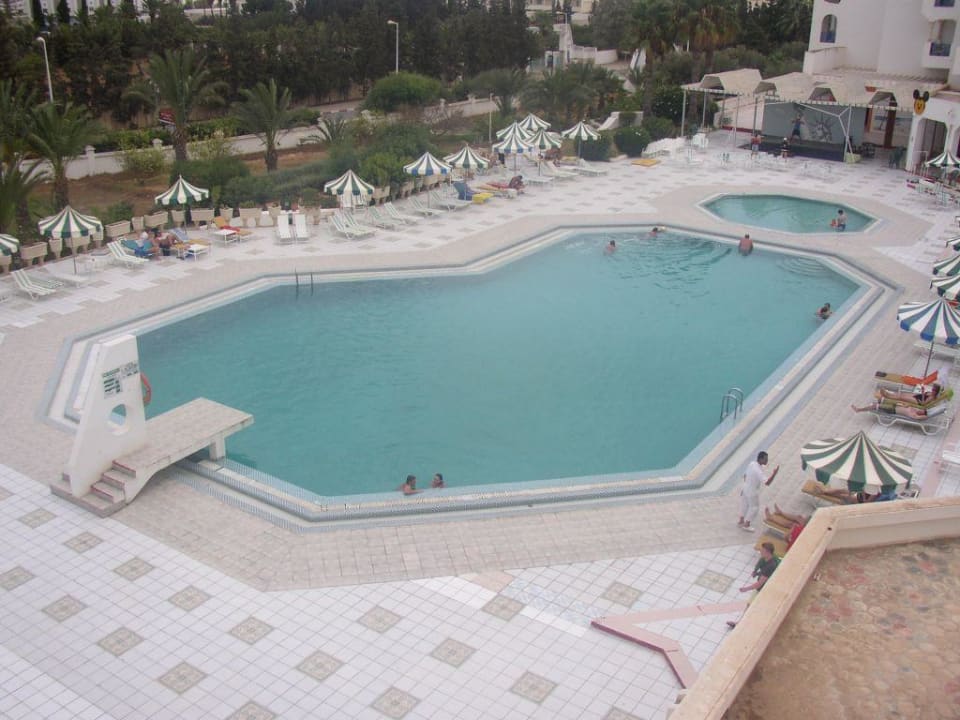 Aussicht auf den Pool Hotel Sunnydays L'Albatros/Albatros