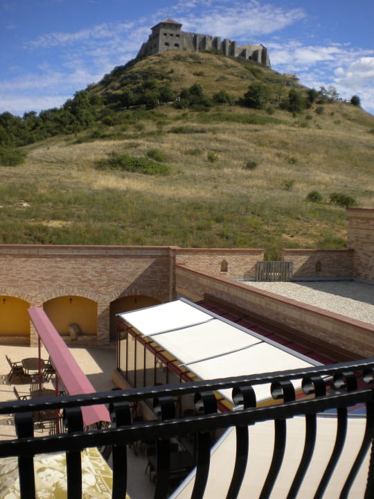 View from our room (no. 2260) Hotel Kapitany Wellness