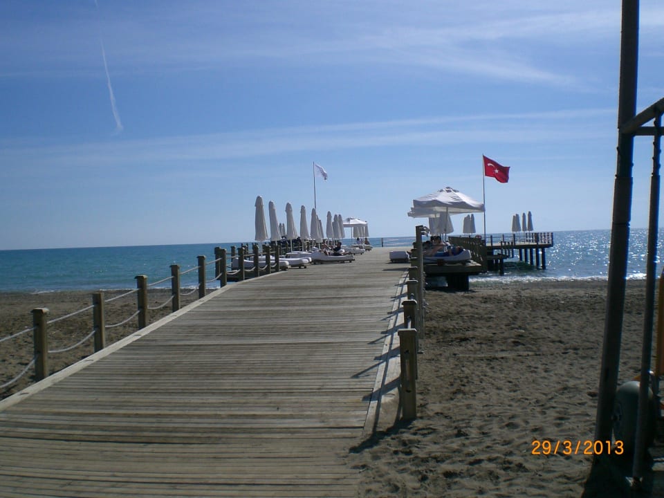 Steg mit Liegen Voyage Belek Golf & Spa