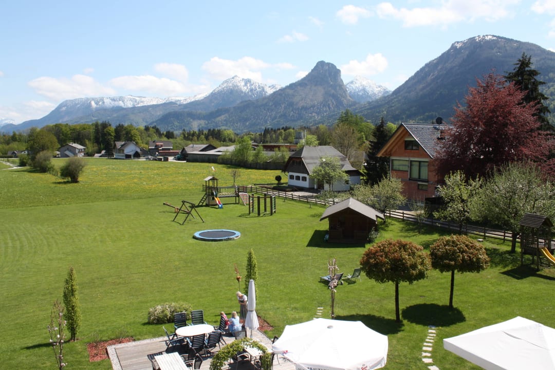 Blick vom Balkon nach Süden Hotel Aberseehof
