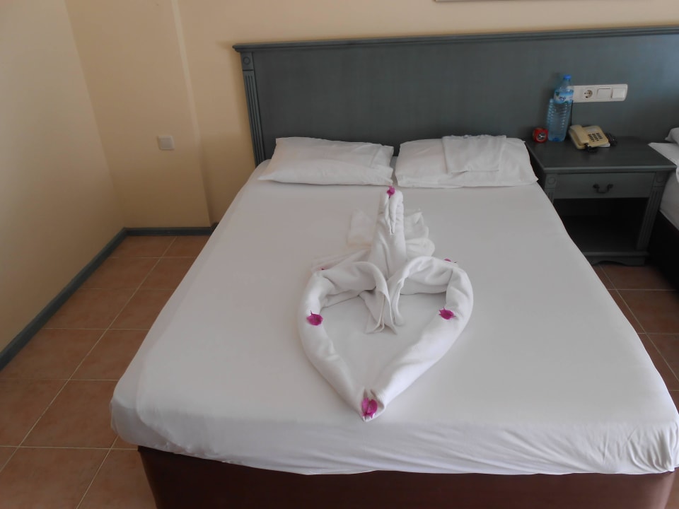 Bett immer schön dekoriert! Club Dizalya