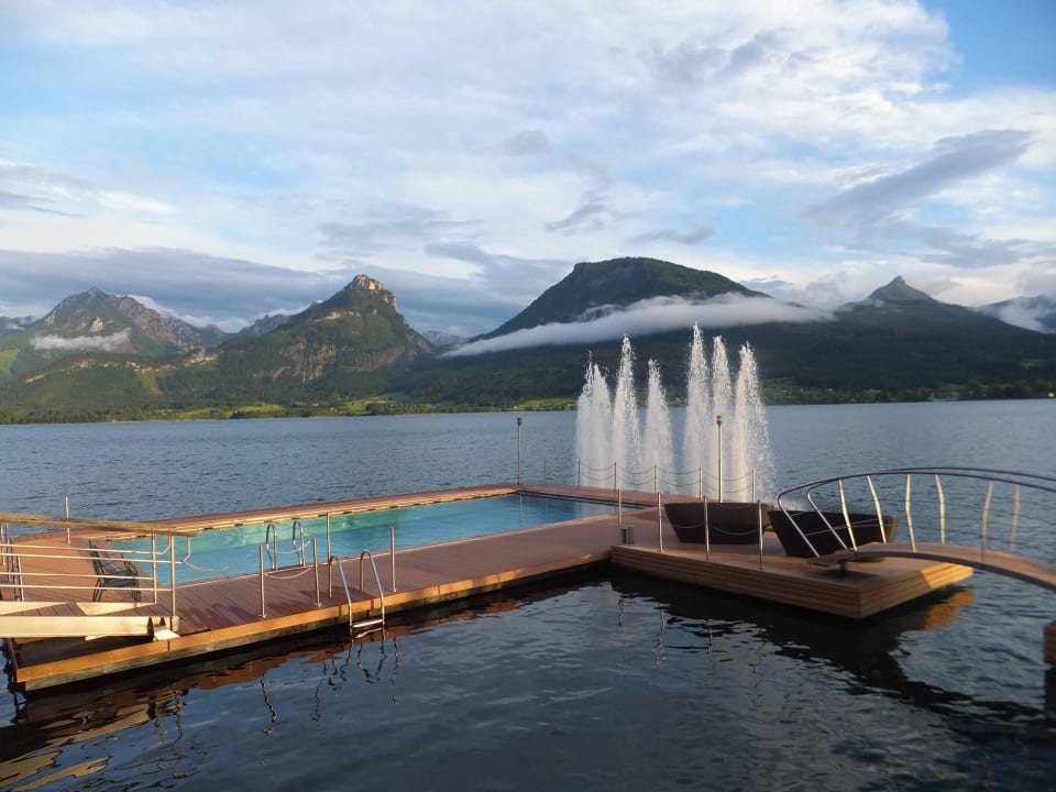 Pool im Wolfgangsee Romantik Hotel Im Weissen Rössl
