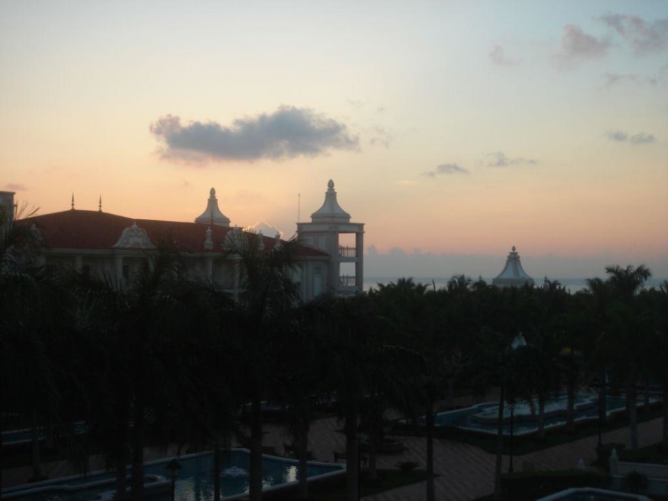 Morgens um 7:00 Hotel Riu Palace Riviera Maya