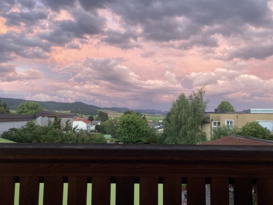 Ausblick Bärnsteinhof Gasthof mit Herz