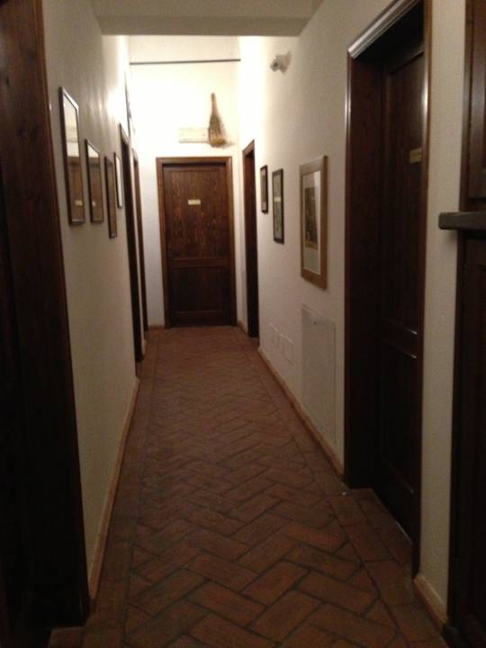 Flur zu den Zimmern Agriturismo Il Cucco