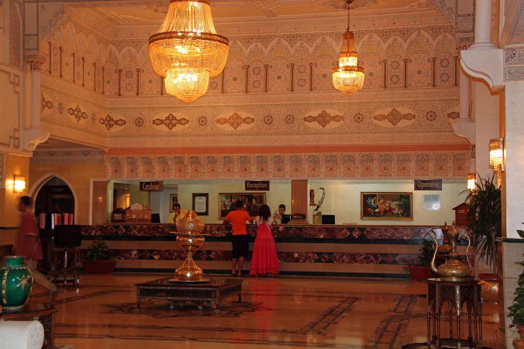 Die Rezeption Pickalbatros Alf Leila Wa Leila Resort - Neverland Hurghada