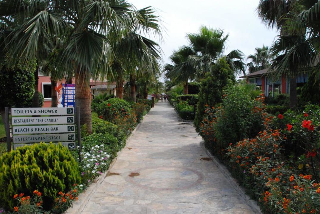 Der Weg zum Strand Hotel Royal Garden Beach