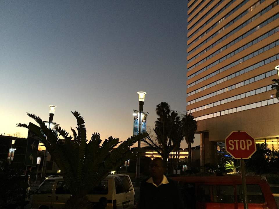 Outside InterContinental Johannesburg Sandton Towers