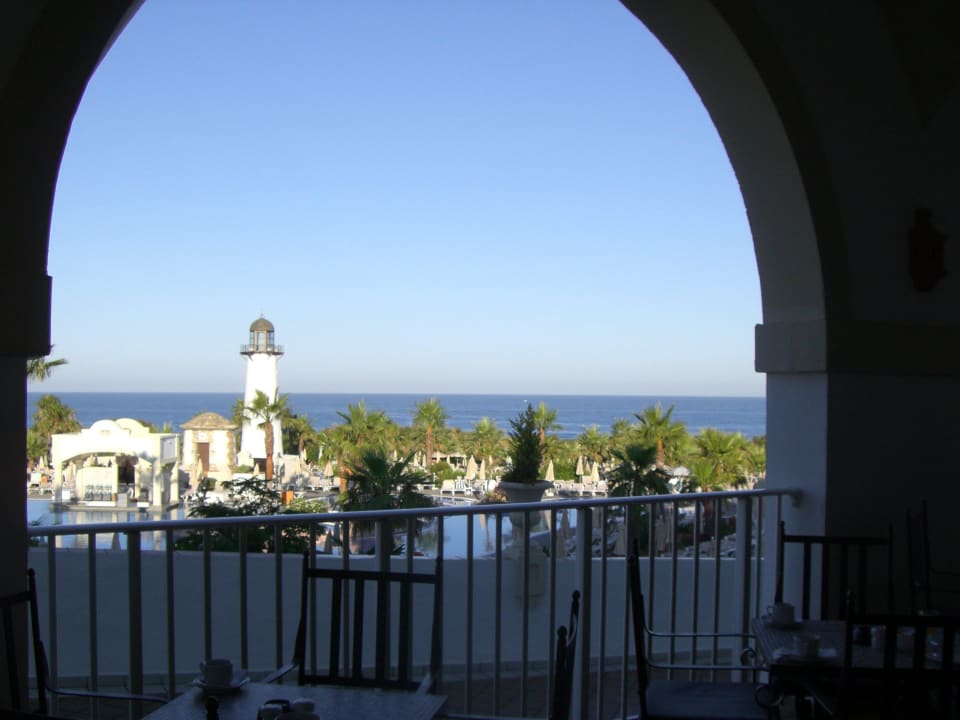 Ausblick von der Frühstücksterrasse Hotel Riu Chiclana