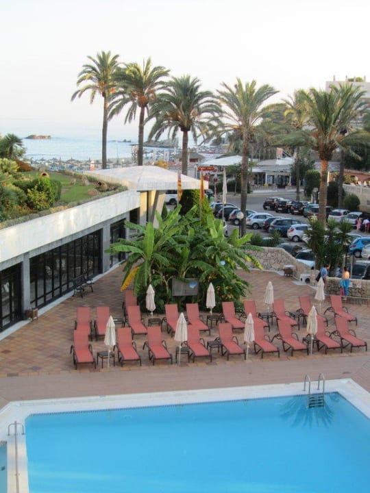 Blick vom Balkon Hotel Serrano Palace