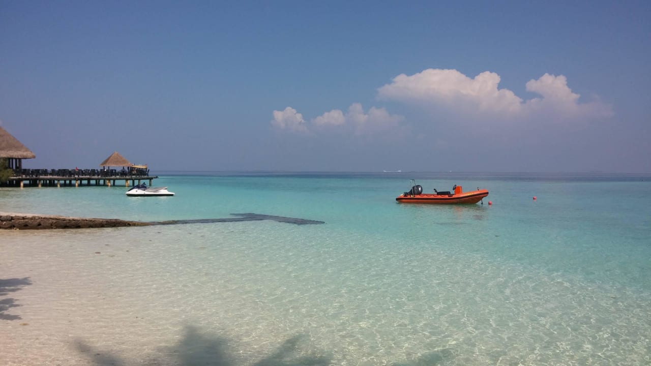 Ausblick Richtung Bar Adaaran Club Rannalhi - All Inclusive