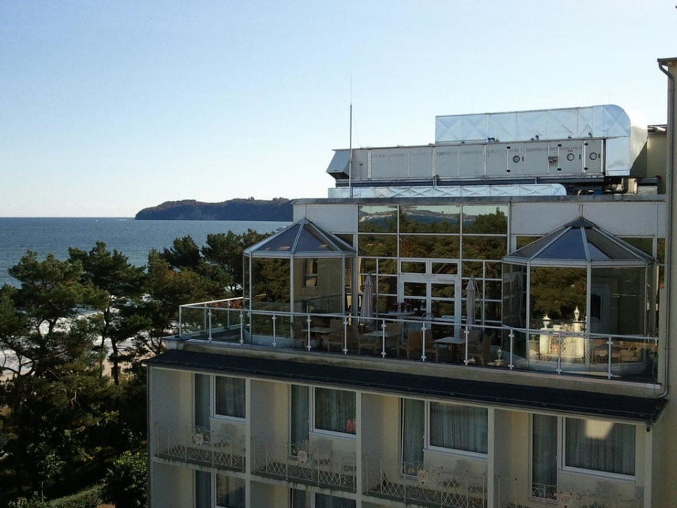 Frühstückstischaussicht Rugard Thermal Strandhotel