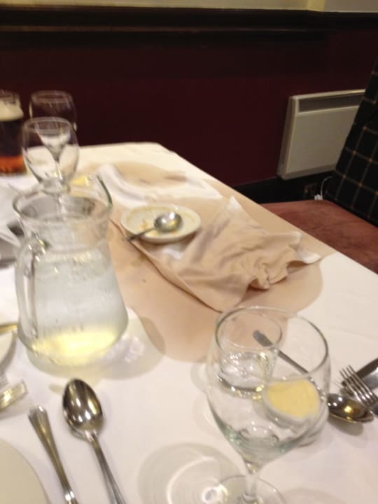 Beim Abendessen Scotlands Hotel