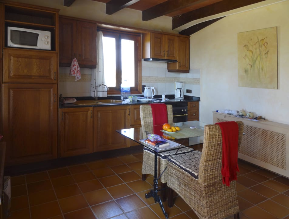 Wohnzimmer + Küchenzeile Finca Es Carbó