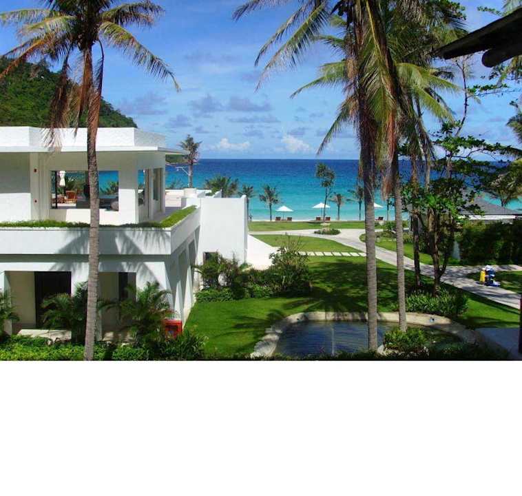 The Racha - Ausblick vom Bungalow auf den Strand Hotel The Racha