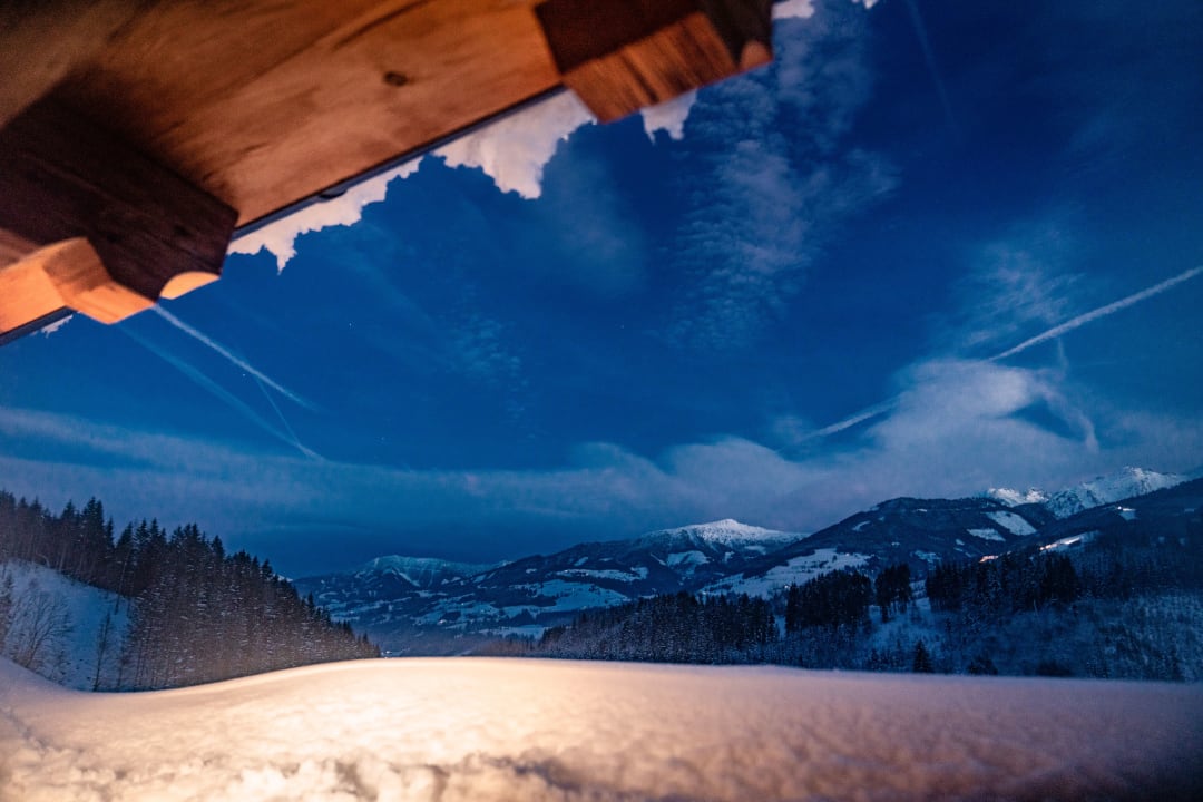 Ausblick Almchalet Linharterhof