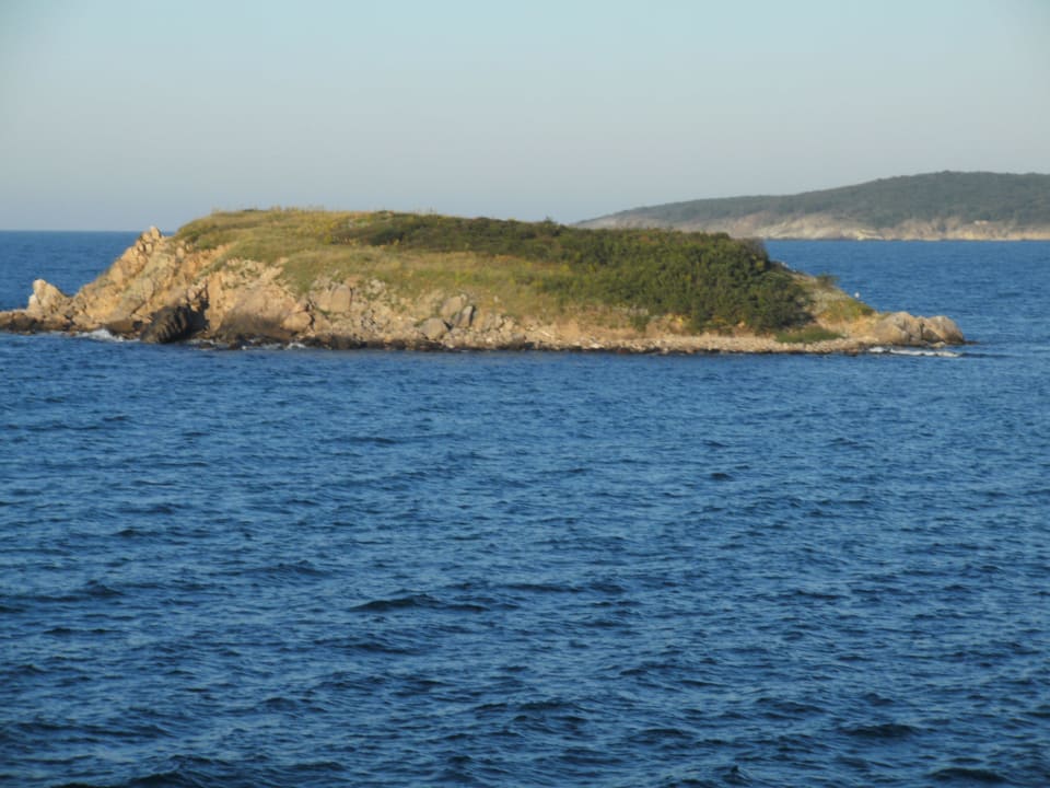 Blick auf die Schlangeninsel Hotel St.Thomas
