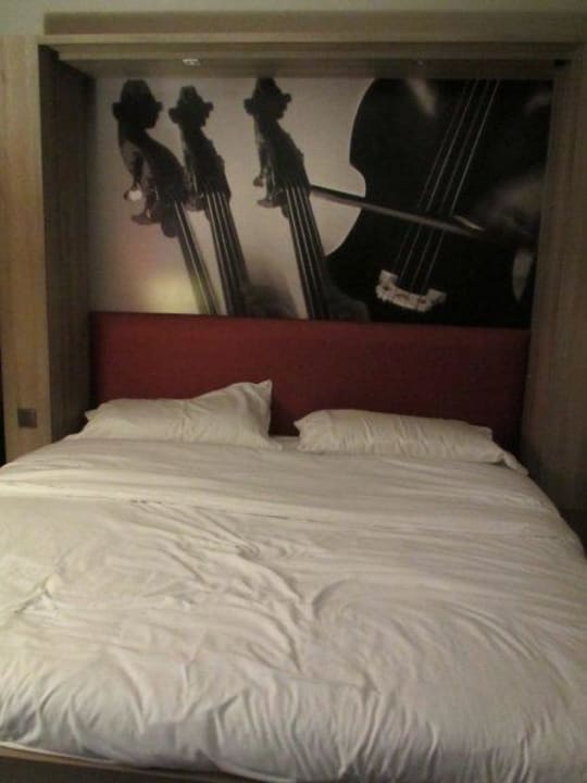 Klappbett ausgeklappt Aparthotel Adagio Vienna City