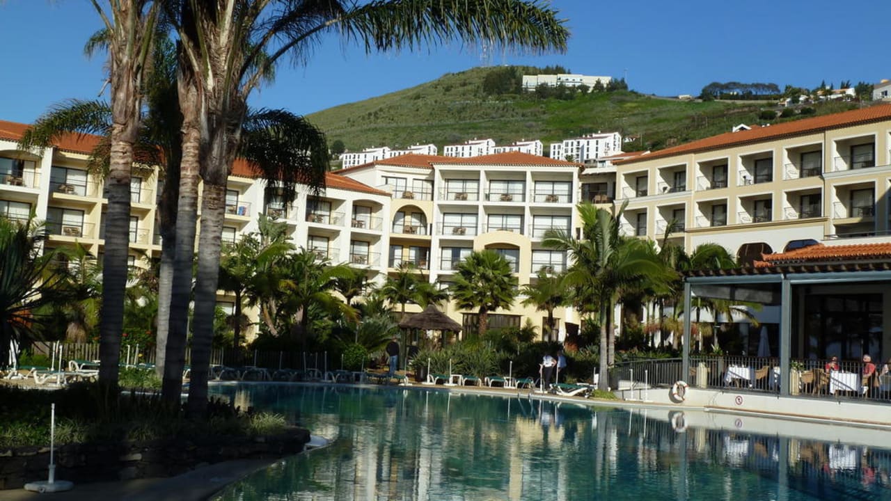 Blick zu Hotel Residence und Porto Mare von Pool Hotel Porto Mare - PortoBay