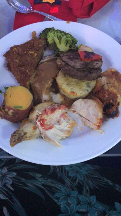 mein Weihnachtsmenü Malikia Resort Abu Dabbab