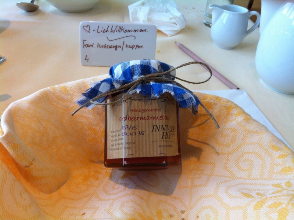 Ein Geschenk zum Abschied Hotel Inntaler Hof