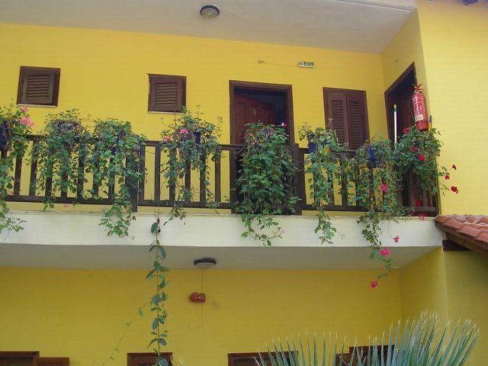 Aussenaufnahme Haus des Gartens / Pension Nikos