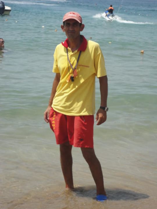 Murat, der Chef am Strand Alaiye Resort & Spa