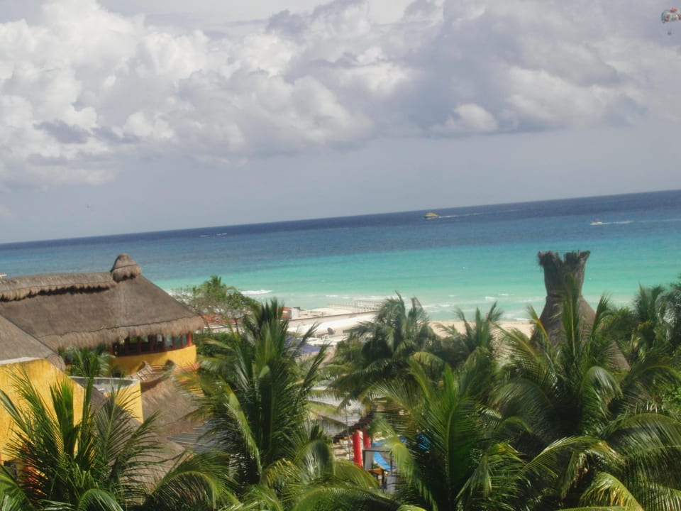 Blick von unserer Terrasse  Hotel Riu Palace Riviera Maya