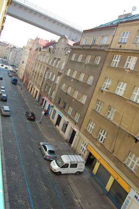 Ausblick aus dem Fenster Hotel Sunflower
