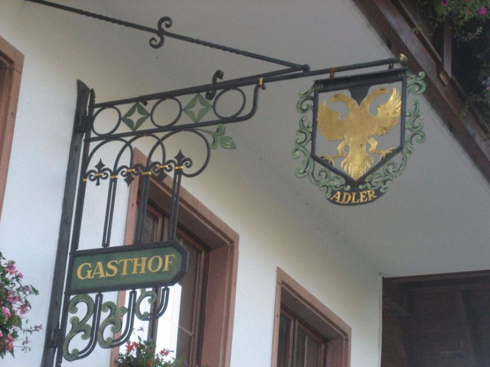 Hotelschild Naturparkhotel Adler