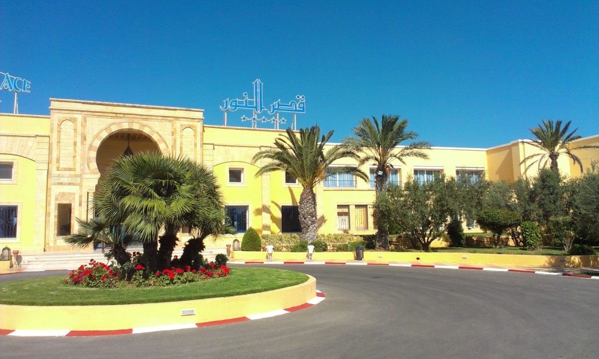 Hoteleingang Nour Palace Resort & Thalasso