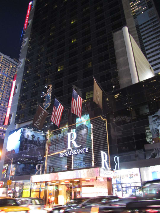 Hotelansicht Abends Renaissance Hotel New York Times Square