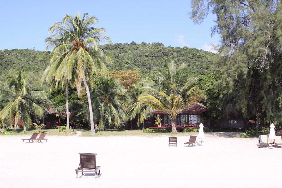 Beach Villa vom Strand aus Hotel Coral Redang Resort